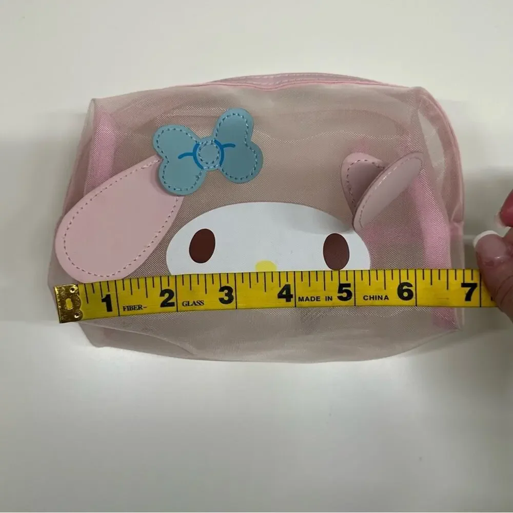 Bundle: Sanrio | My Melody Makeup Bag or Pencil Pouch & Lanyard | Pink